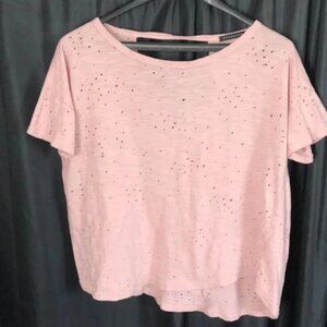 Pink Staccato‎ Holey Tee S